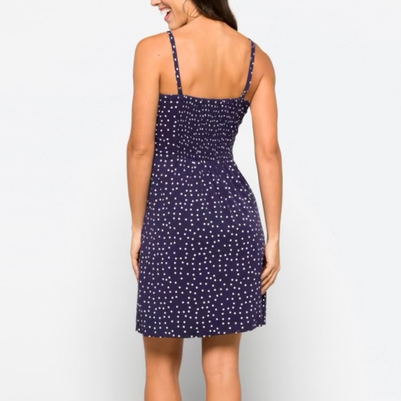 41 Hawthorn Navy Blue & White Polka Dot Dress - Picture 2 of 6